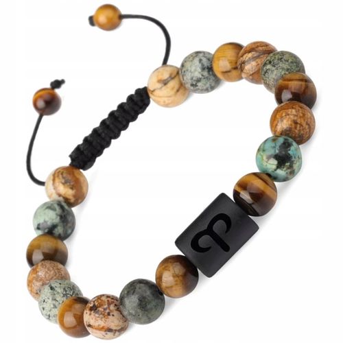 Bransoletka męska, znak zodiaku BARAN, REGULOWANA 17-24cm, Versatile na Arena.pl