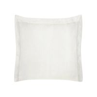 Poszewka z satynowym połyskiem i ozdobną kantą NOVA 40X40 KREMOWY