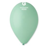 Balony pastelowe turkusowo zielony #050, 30 cm 100 szt.