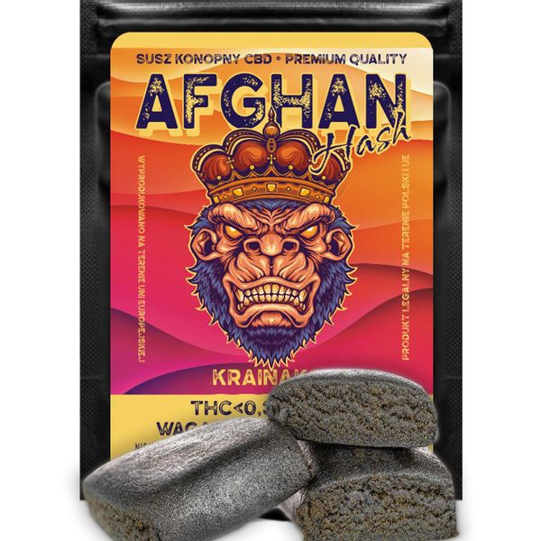Susz konopny CBD Hash Afghan 100 g zdjęcie 1