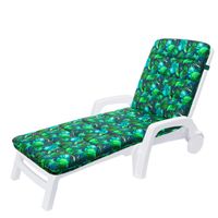 Poduszka AMELIA na długi leżak ogrodowy plażowy, materac 185x60x6cm