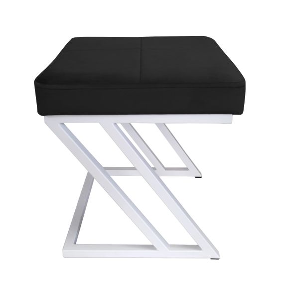 Pufa ZETA LOFT taboret podnóżek podstawa biała MG19 zdjęcie 2