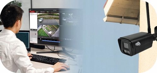 Czarna kamera zewnętrzna bezprzewodowa IP WiFi SMART NADZÓR iOS Android APP na Arena.pl