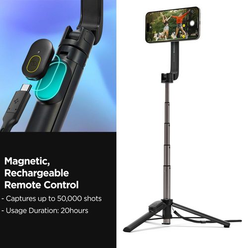 spigen s571w magsafe bluetooth selfie stick tripod black na Arena.pl