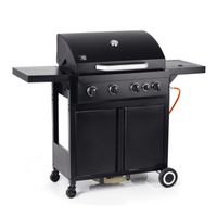 Grill gazowy Landmann Rookie 4.1 Cook 15 kW 5 Palników Termometr Czarny