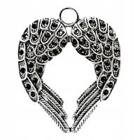 Zawieszka SKRZYDŁA ANIELSKIE 35x40mm platyna 1szt.