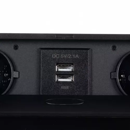 Gniazdo Chowane W Blat Usb- Podwójne Izoxis 21446 na Arena.pl