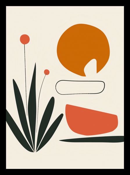 Plakat 40x55cm Abstrakcyjny Zen zdjęcie 2