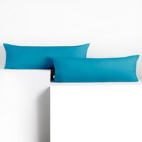 Zestaw poszewek AMBER 40x200 cm x2 turkusowe DecoKing