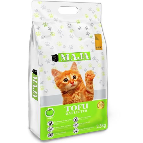 Żwirek Tofu ekologiczny MAJA 2.5 kg zapachowy na Arena.pl