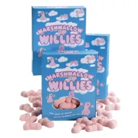 spencer & fleetwood marshmallow willies rożowe pianki 140g