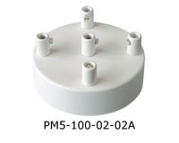 Podsufitka Biała 5 otworów 100mm + biały hamulec