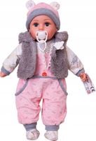 LALKA BOBAS MÓWI I ŚPIEWA POLSKI 45CM+SMOCZEK_66v