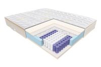 Materac sprężynowy kieszonkowy JANPOL CORA 180x200x22cm Tencel