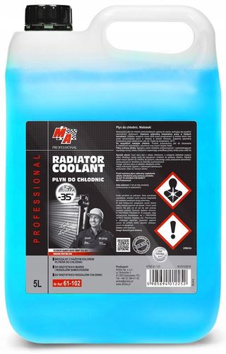 MA PROFESSIONAL - PŁYN DO CHŁODNIC CHŁODNICZY NIEBIESKI -35°C - 5L na Arena.pl