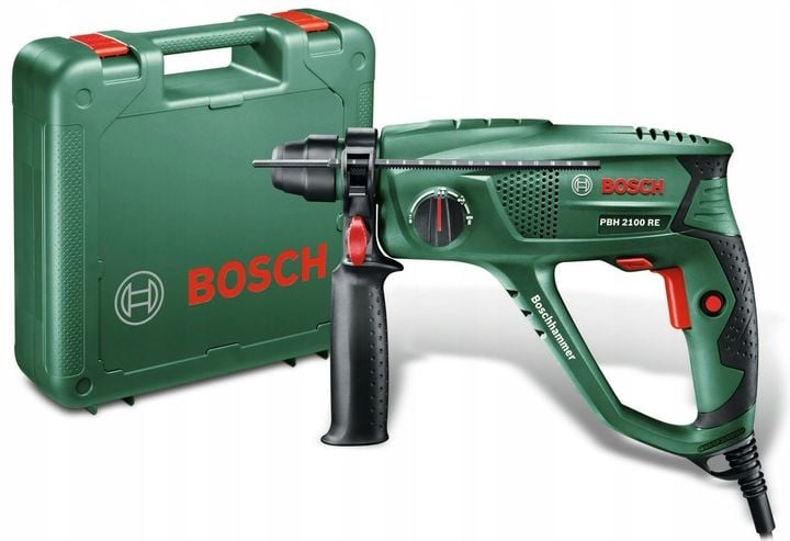 MŁOTOWIERTARKA WIERTARKA BOSCH PBH 2100 RE 550 W SDS-PLUS WALIZKA 6033A9320 zdjęcie 2