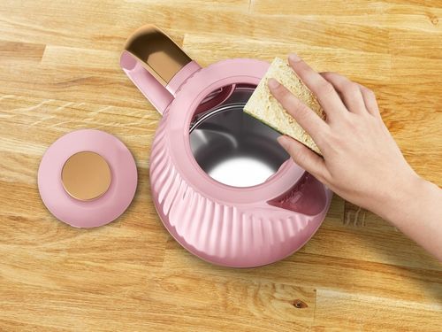 Czajnik elektryczny bezprzewodowy TEFAL Loft KO2517 2400 W różowy na Arena.pl