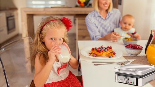 GOFROWNICA MPM DUŻA MOC 1400W 2 GOFRY NON-STICK na Arena.pl