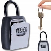 SEJF NA KLUCZE ZEWNĘTRZNY KASETKA NA SZYFR KOD METALOWA SKRYTKA KŁÓDKA