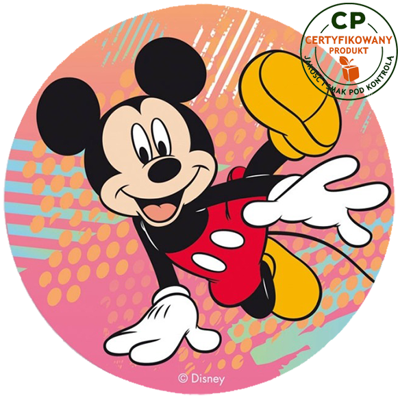 Opłatek na tort Myszka Mickey zdjęcie 1