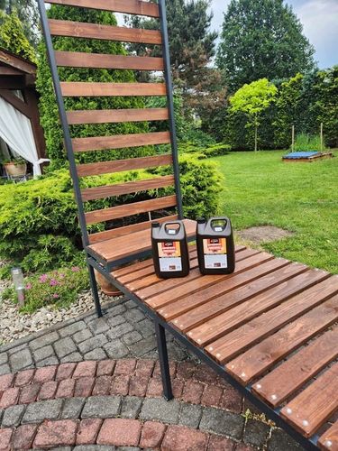 TRWAŁY IMPREGNAT DEKORACYJNY I FARBA 2w1 DO DREWNA OGRODOWEGO Z WOSKAMI 10L na Arena.pl