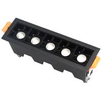 Podsufitowa lampa liniowa 582 Domeno LED 10W 3000K czarna