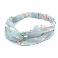 Opaska do włosów węzeł niebieska