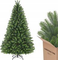 SALCAR Choinka zielona z metalowym stojakiem 1,8 m Jodła Kaukaska Nordmanna
