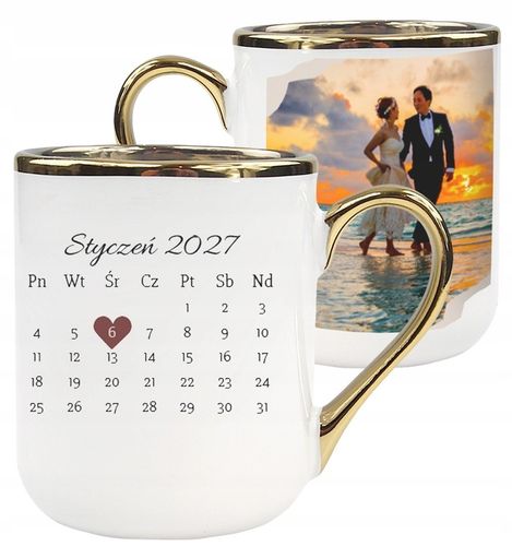 KUBEK Z TWOIM WŁASNYM NADRUKIEM FOTO ZDJĘCIEM NAPISEM LOGO NA PREZENT na Arena.pl