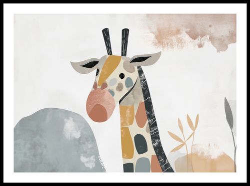 Plakat 70x50cm Żyrafa Bambino na Arena.pl