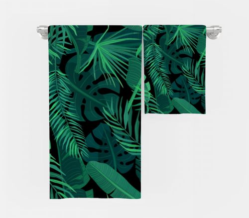 RĘCZNIK Dżungla z twoim dowolnym tekstem 130x75cm 018F na Arena.pl