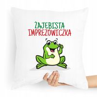 Prezent Poduszka Dla Imprezowicza Imprezowiczki Z Nadrukiem Ze Zdjęciem