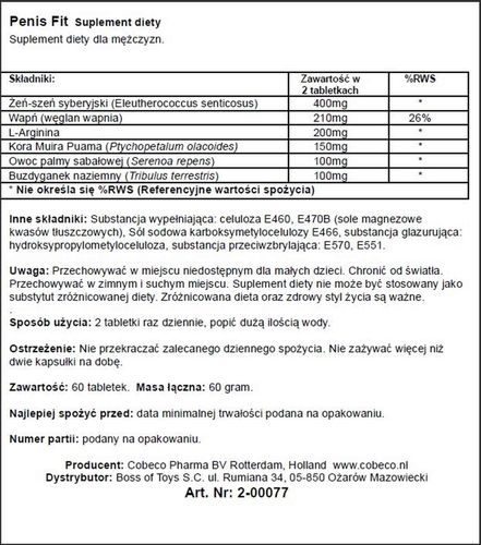 Tabletki Powiększenie Penisa Erekcja Potencja 60Sz na Arena.pl