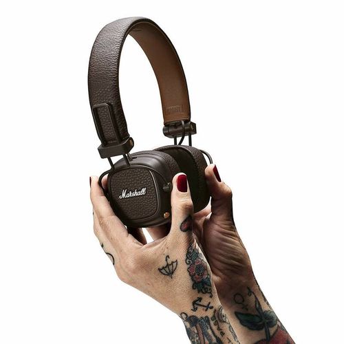 Słuchawki Marshall Major III Bluetooth Brązowa na Arena.pl