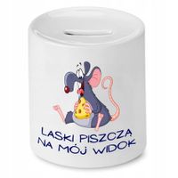 Skarbonka Dla Chłopaka Laski Piszczą Na Mój Widok Z Nadrukiem Ze Zdjęciem