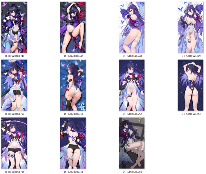 Dakimakura Honkai: Star Rail - Seele DO WYBORU 90x45 zdjęcie 4