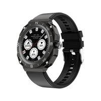 Somostel Zegarek smartwatch +2 koperty metalowe Czarny  SMS-SK22
