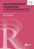 Rachunkowość finansowa z uwzględnieniem MSSF Józef Pfaff