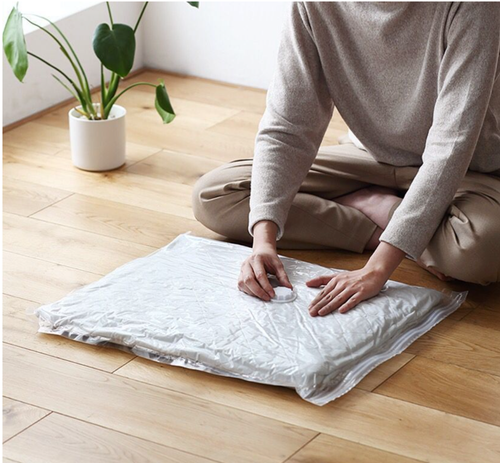 Solidny worek próżniowy na pościel ubrania koce wielokrotnego użytku 80x100 na Arena.pl