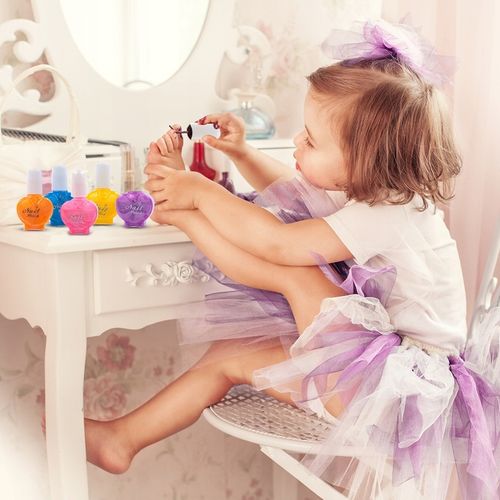 ZESTAW DO PIELĘGNACJI STUDIO SALON PAZNOKCI LAKIER DLA DZIECI DZIEWCZYNKI na Arena.pl