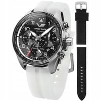 Zegarek Męski Vostok Europe 6S20-325A741SW biały pasek