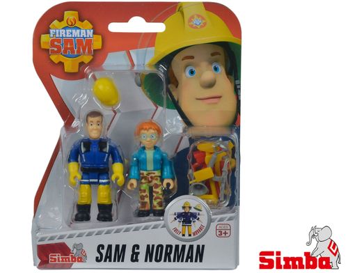 Simba Strażak Sam Zestaw 2 figurek Sam i Norman na Arena.pl