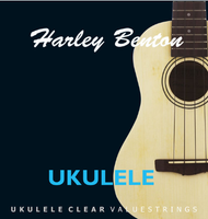 Struny do ukulele sopranowego przezroczyste Komplet Harley Benton Clear
