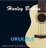 Struny do ukulele sopranowego przezroczyste Komplet Harley Benton Clear