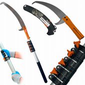 Piła do Gałęzi Drzew Teleskopowa 5,5mb Ręczna Stalowe Ostrze +