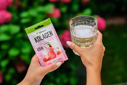 10x INTENSON KOLAGEN + KWAS HIALURONOWY + WITAMINA C do picia truskawkowy na Arena.pl