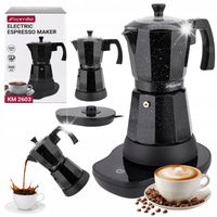 KAWIARKA ELEKTRYCZNA DO ESPRESSO KAWY 300ML 6 FILIŻANEK