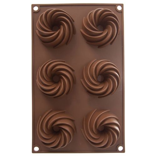 Forma Silikonowa Foremka do Pieczenia Mini Babeczek Muffinki 6 szt. na Arena.pl