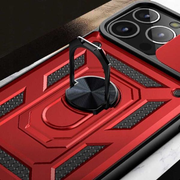 Spacecase Camring Iphone 14 Pro Red zdjęcie 7