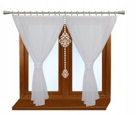 Firana NOWOCZESNA salon ażur GLAMUR 400x145